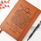 To My Daughter - Leather Keepsake Journal