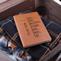 To My Son - Faith Inspired Leather Journal
