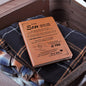 To My Son - Keepsake Leather Journal