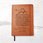To My Daughter - Leather Keepsake Journal