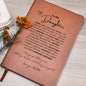 To My Daughter - Leather Keepsake Journal