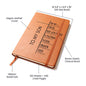To My Son - Faith Inspired Leather Journal