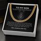 To My Son - Cuban Link Chain Necklace