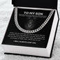 To My Son - Cuban Link Chain Necklace
