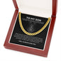 To My Son - Cuban Link Chain Necklace