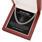 To My Son - Cuban Link Chain Necklace