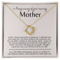 In Loving Memory of Your Mother - Love Knot Necklace