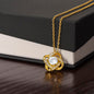 To My Beautiful Wife - Love Knot Necklace