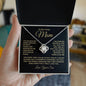 Gift for Mom From Son - A Mother's Love: A Tribute Timeless Necklace