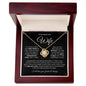 To My Beautiful Wife - Love Knot Necklace