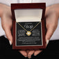 To My Beautiful Wife - Love Knot Necklace