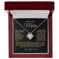 Gift for Mom From Son - A Mother's Love: A Tribute Timeless Necklace