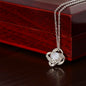 To My Beautiful Wife - Love Knot Necklace