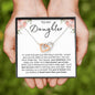 To My Daughter - Interlocking Hearts Necklace