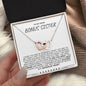 To My Dear Bonus Sister - Interlocking Hearts Necklace
