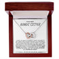 To My Dear Bonus Sister - Interlocking Hearts Necklace
