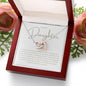 To My Daughter - Interlocking Hearts Necklace