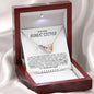 To My Dear Bonus Sister - Interlocking Hearts Necklace