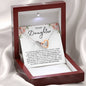 To My Daughter - Interlocking Hearts Necklace