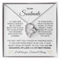 To My Soulmate - Forever Love Necklace