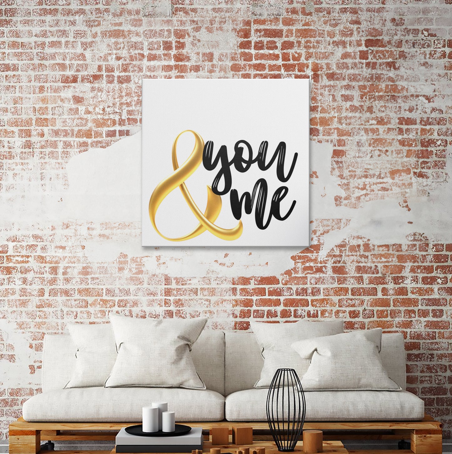 YOU & ME Lovely Canvas Wrap